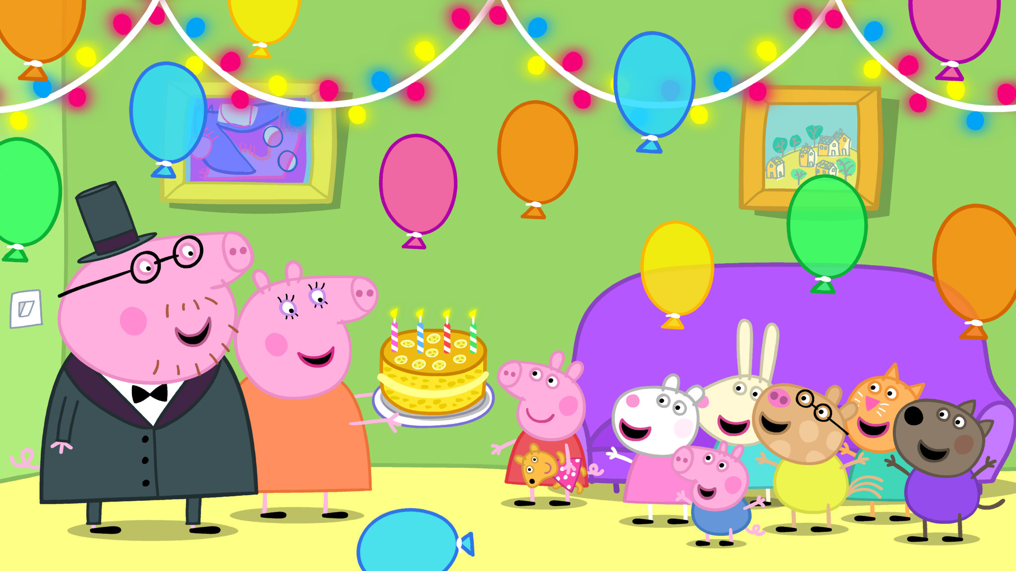 Peppa Pig My Birthday Party
 Peppa Pig My Birthday Party DVD Plush Toy Giveaway