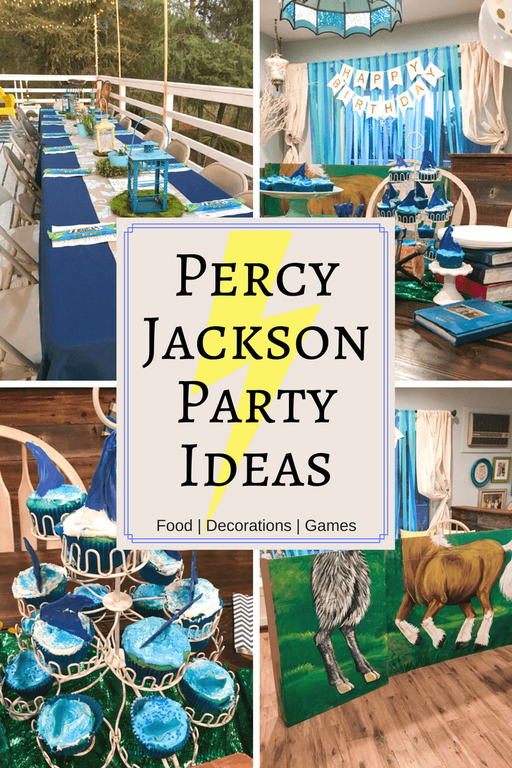 Percy Jackson Birthday Party
 Percy Jackson Party Ideas food decorations and activities