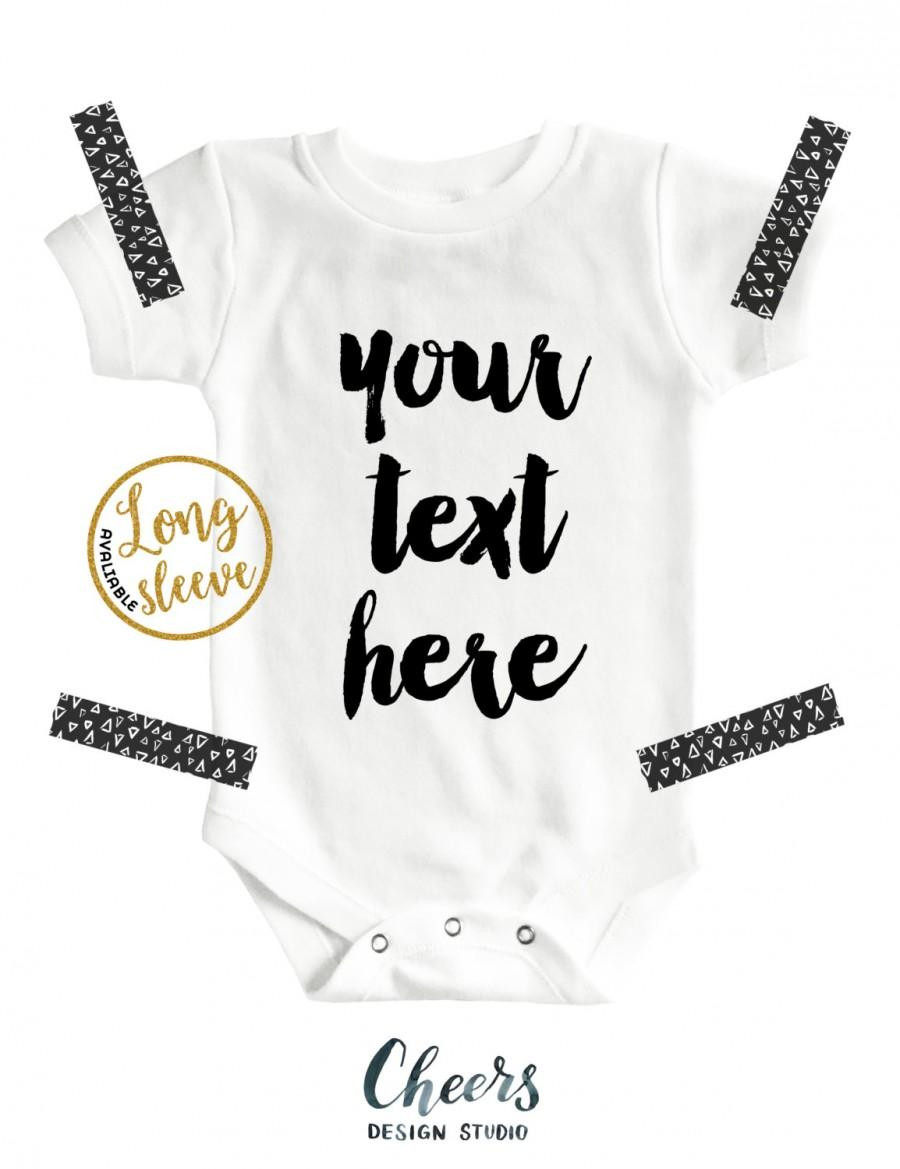 Personal Baby Shower Gift Ideas
 Custom Baby esie Personalized esie Baby esie