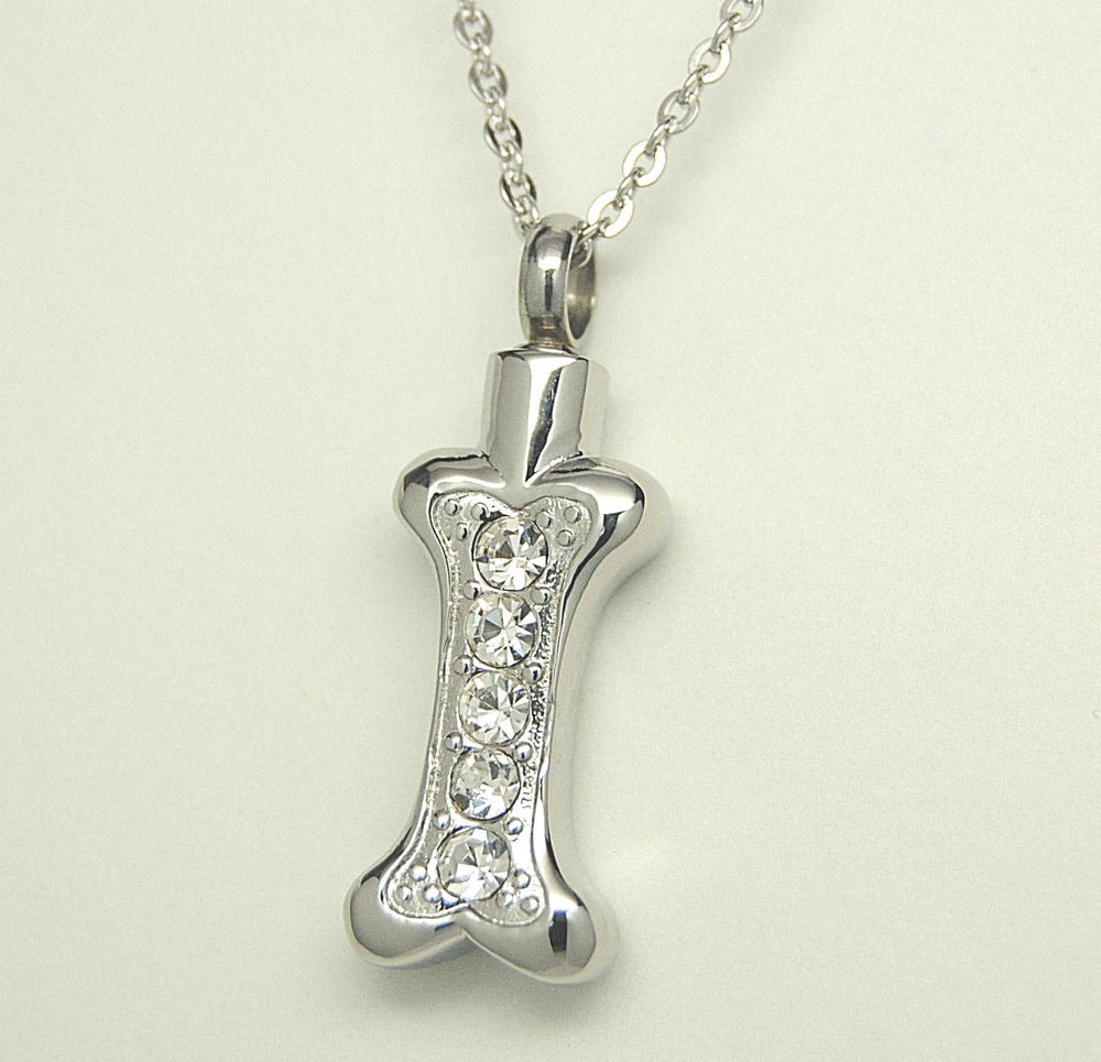 Pet Urn Necklace
 Dog Bone Cremation Urn Necklace Pet Urn Cremation Jewelry