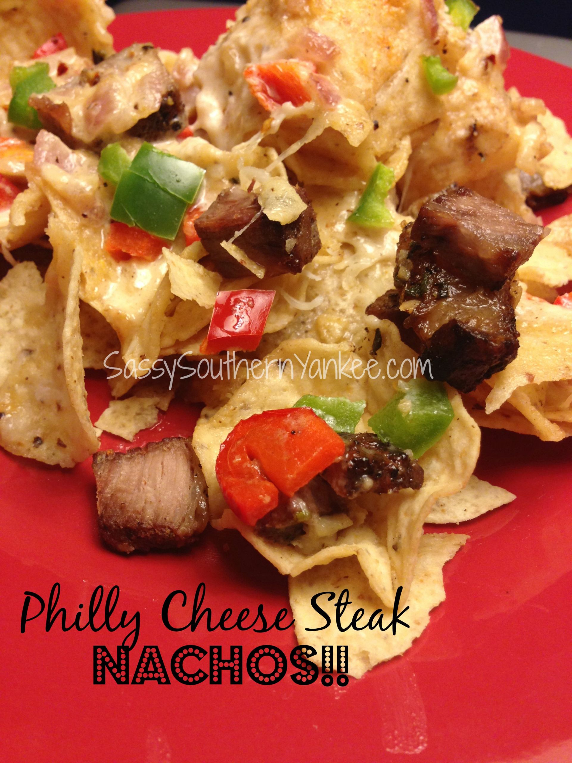 Philly Cheese Steak Nachos
 Grilled Philly Cheese Steak Nachos Gluten Free