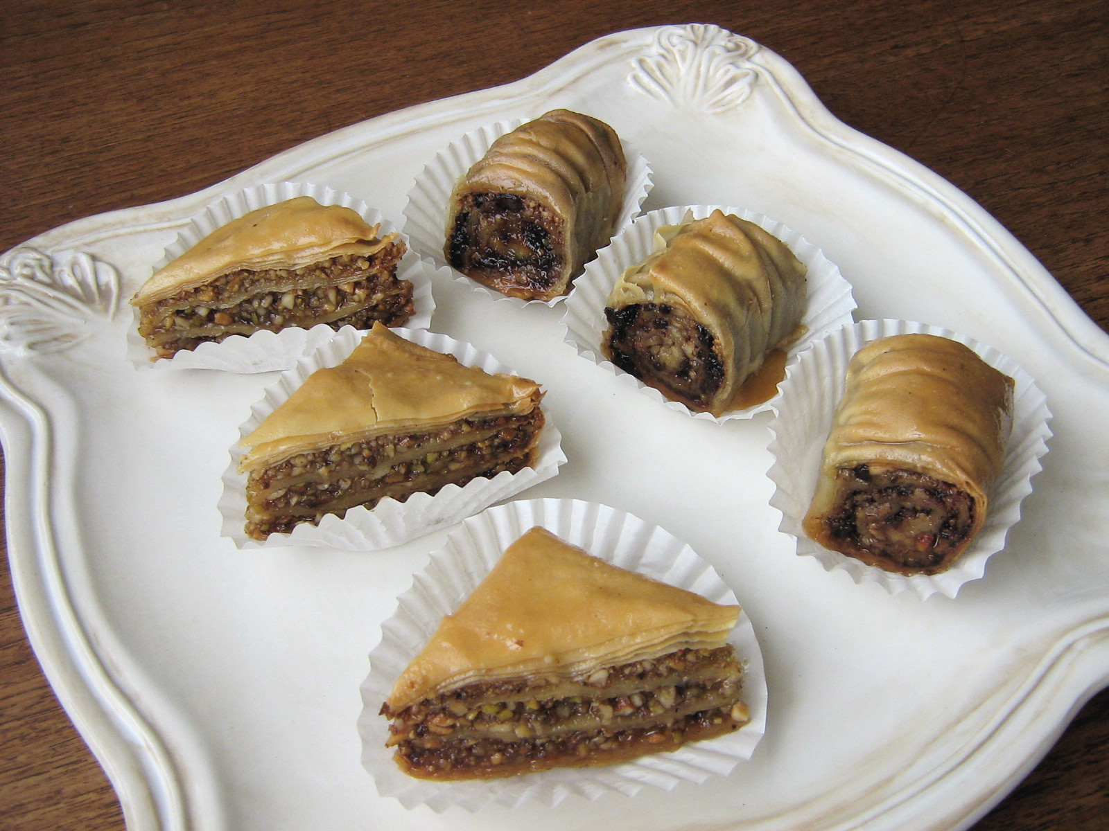 Phyllo Dough Desserts Recipes
 Daring Bakers Baklava with Homemade Phyllo Pastry