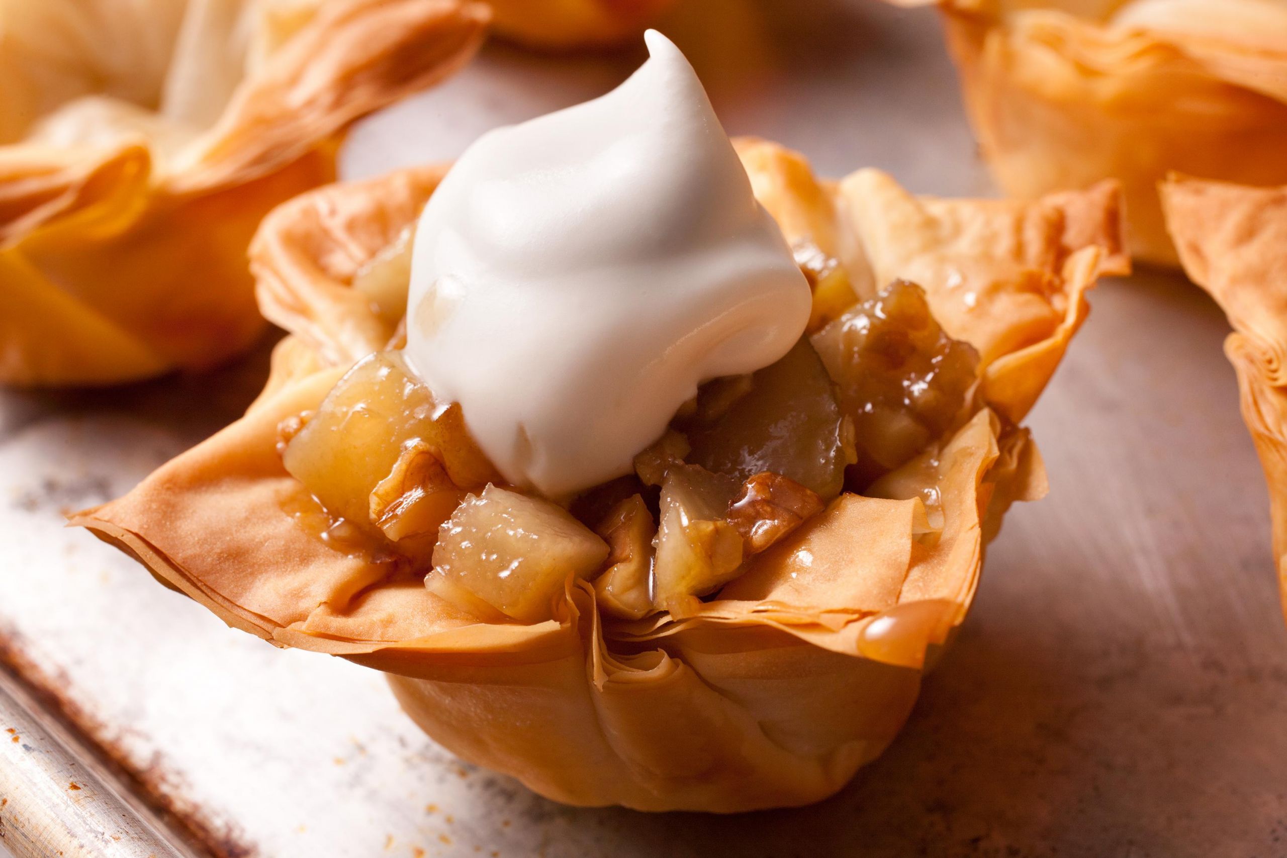 Phyllo Dough Desserts Recipes
 gingered pears phyllo cups
