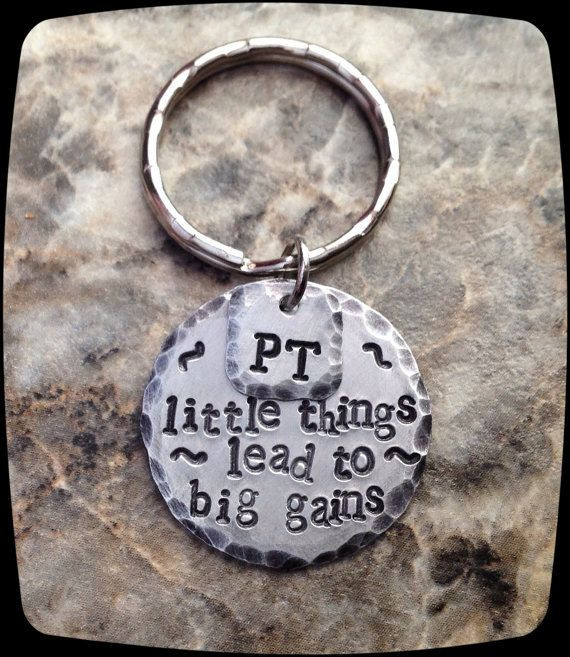 Physical Therapy Gift Basket Ideas
 Physical Therapy Gift Keychain DPT PT PTA by ThatKindaGirl