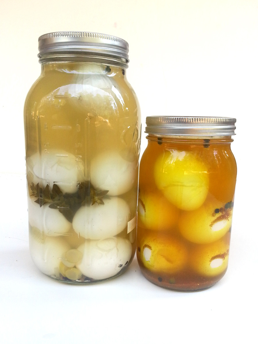 Pickled Duck Eggs
 Pickled Duck Eggs with Herbs sugar free The Nourished