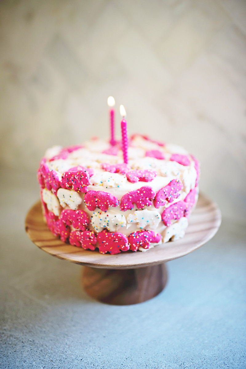 Picture Of A Birthday Cake
 Animal Cookie Birthday Cake • A Subtle Revelry