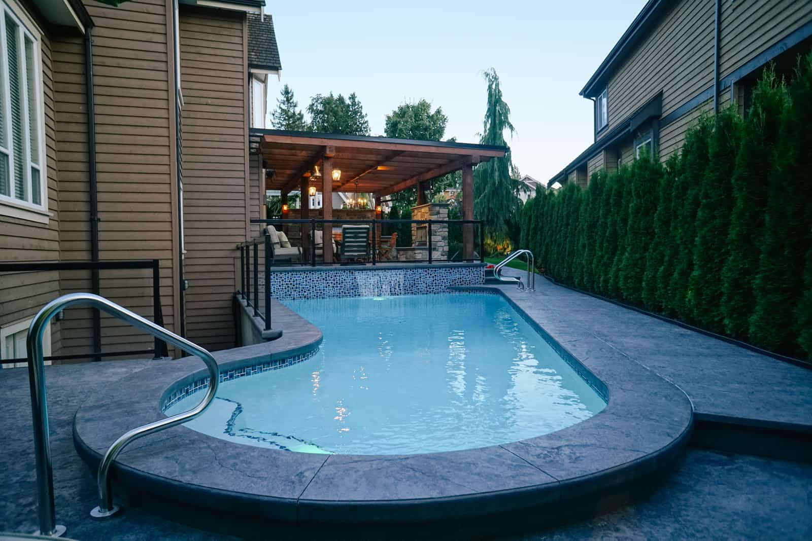 Pictures Of Backyard Pools
 Custom Designed In Ground Swimming Pools