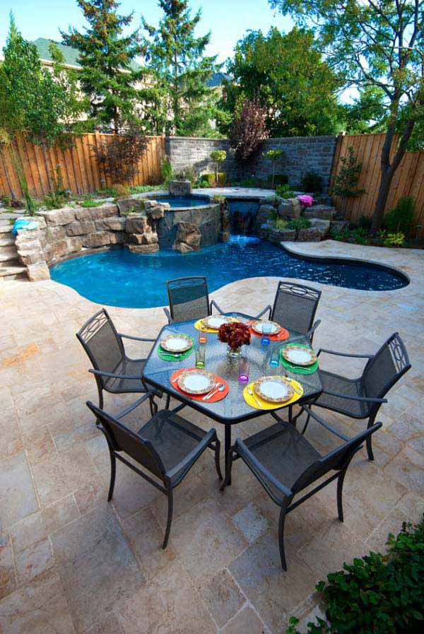 Pictures Of Backyard Pools
 25 Fabulous Small Backyard Designs with Swimming Pool