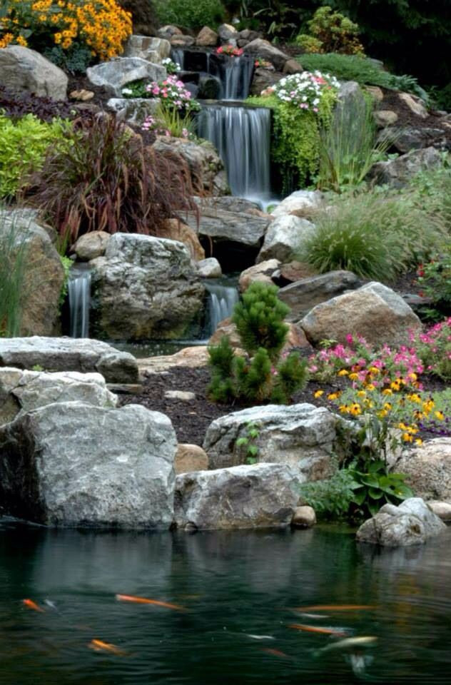 Pictures Of Backyard Waterfalls
 797 best Backyard waterfalls and streams images on Pinterest