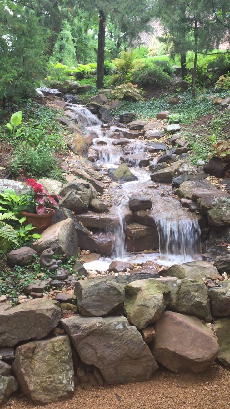 Pictures Of Backyard Waterfalls
 885 best Backyard waterfalls and streams images on