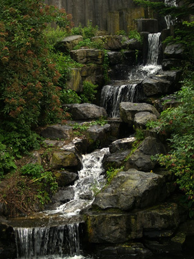 Pictures Of Backyard Waterfalls
 How Do I Set Up a Backyard Waterfall