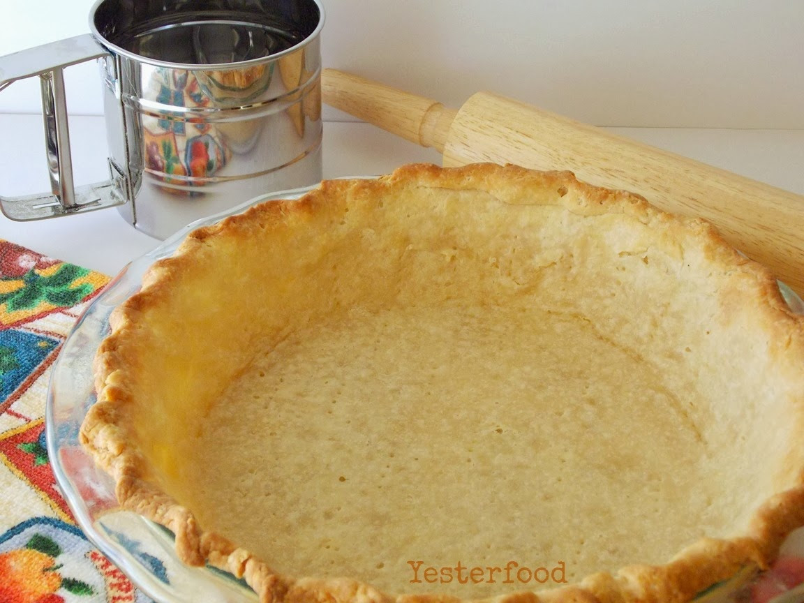 Pie Crust With Coconut Oil
 Yesterfood Coconut Oil Pie Crust two ways