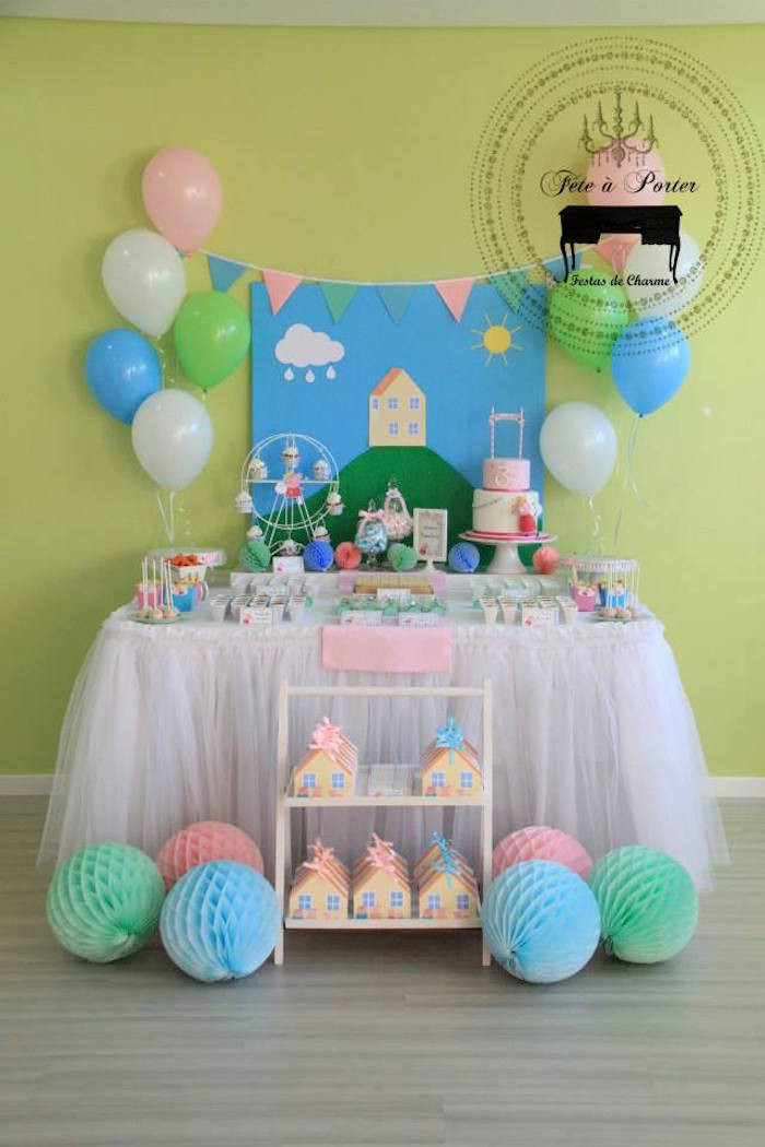 Pig Birthday Party
 Kara s Party Ideas Peppa Pig Themed Birthday Party