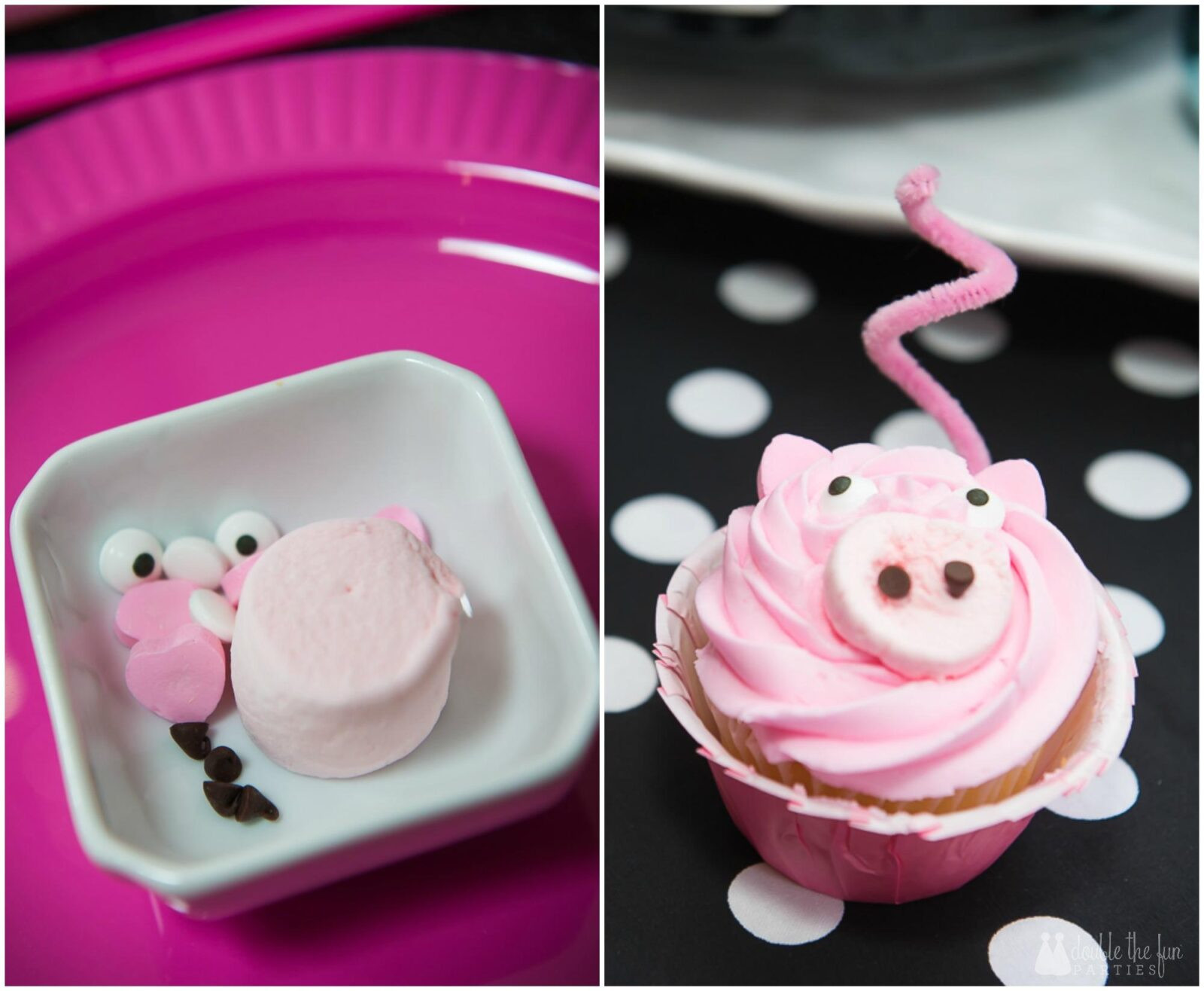 Pig Birthday Party
 My Parties Pink Pig Party & Cocoa Bar Free Printables