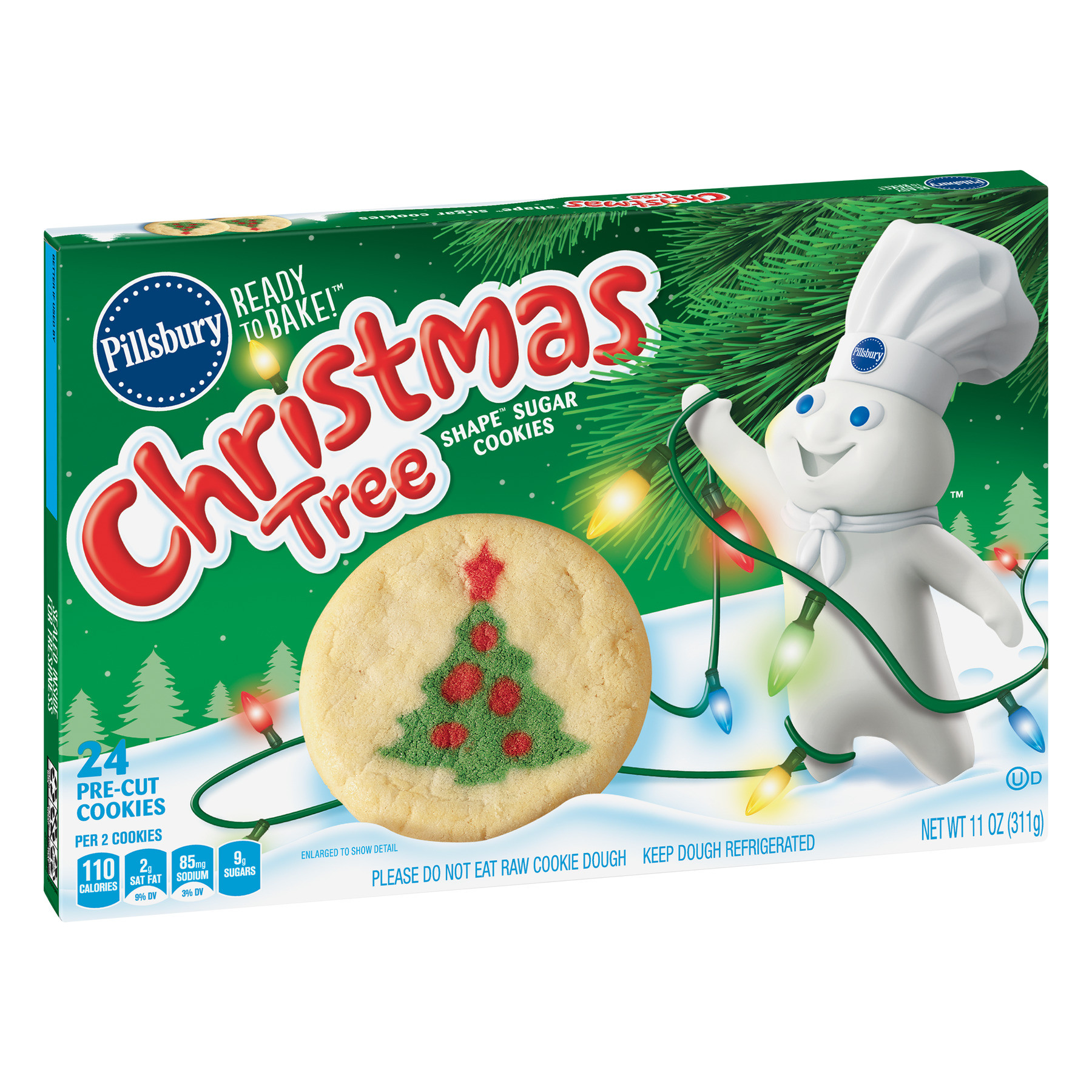 Pillsbury Sugar Cookies
 Pillsbury Ready to Bake Christmas Tree Shape Sugar