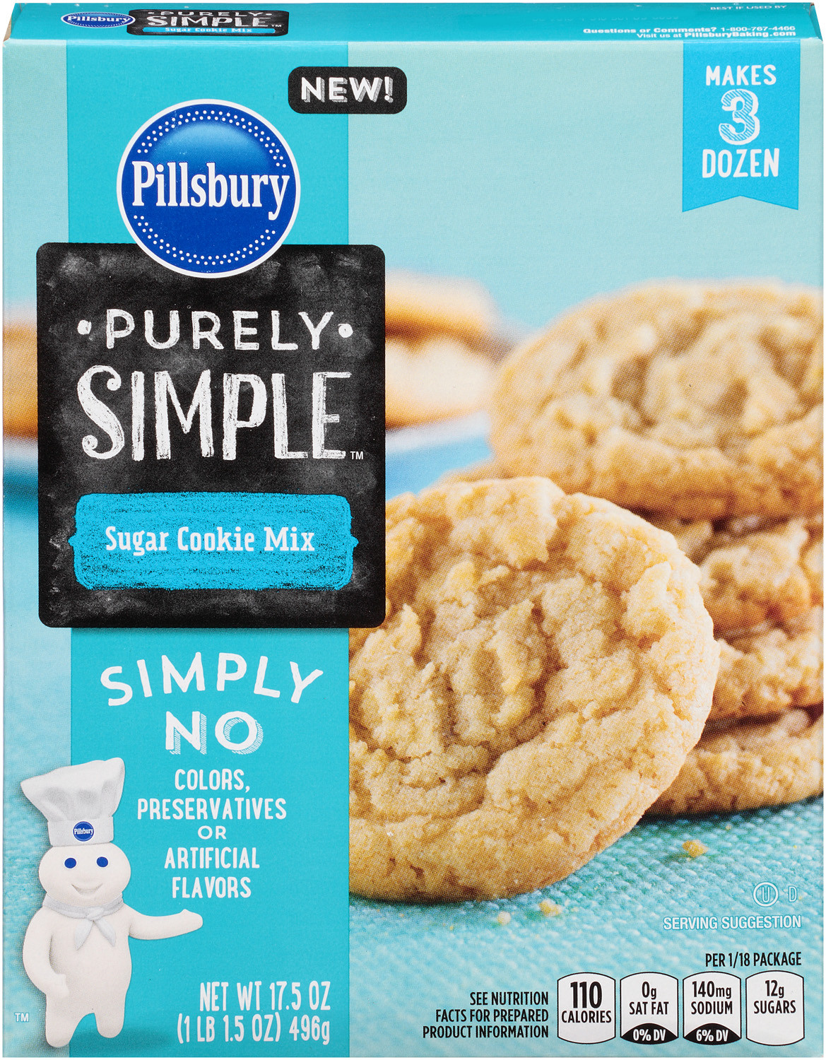 Pillsbury Sugar Cookies
 CELEBRATE MORE WITH NEW PILLSBURY™PURELY SIMPLE™ BAKING