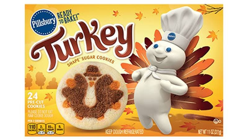 Pillsbury Sugar Cookies
 Pillsbury™ Shape™ Turkey Sugar Cookies Pillsbury