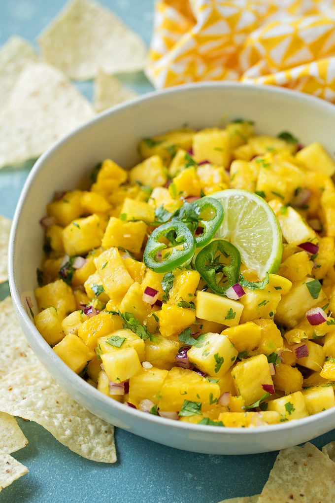 Pineapple Mango Salsa Recipe
 Mango Pineapple Salsa Life Made Simple