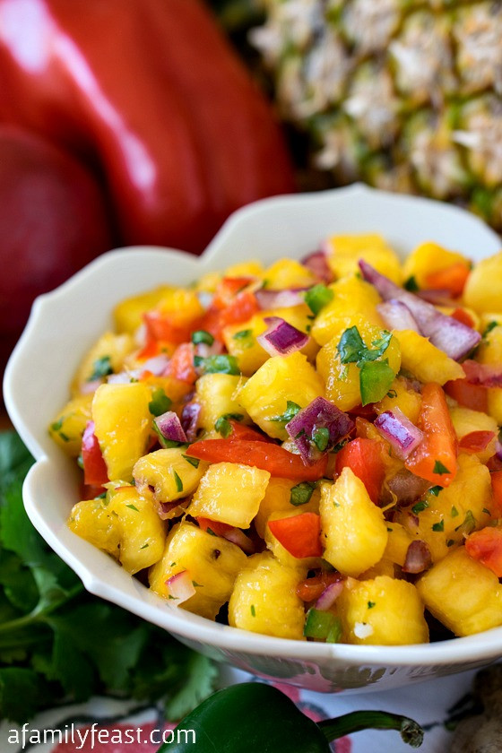 Pineapple Mango Salsa Recipe
 Pineapple Mango Salsa A Family Feast