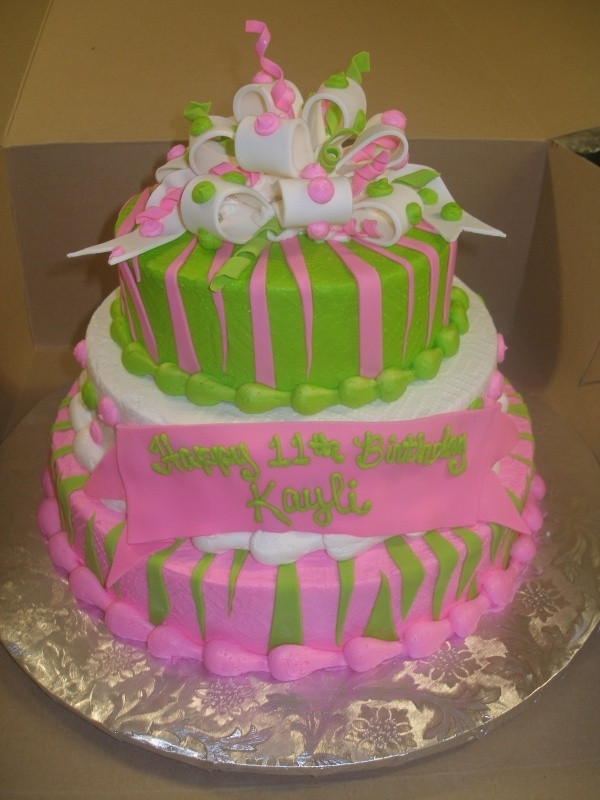 Pink And Green Birthday Cake
 17 Best images about I love my AKA on Pinterest