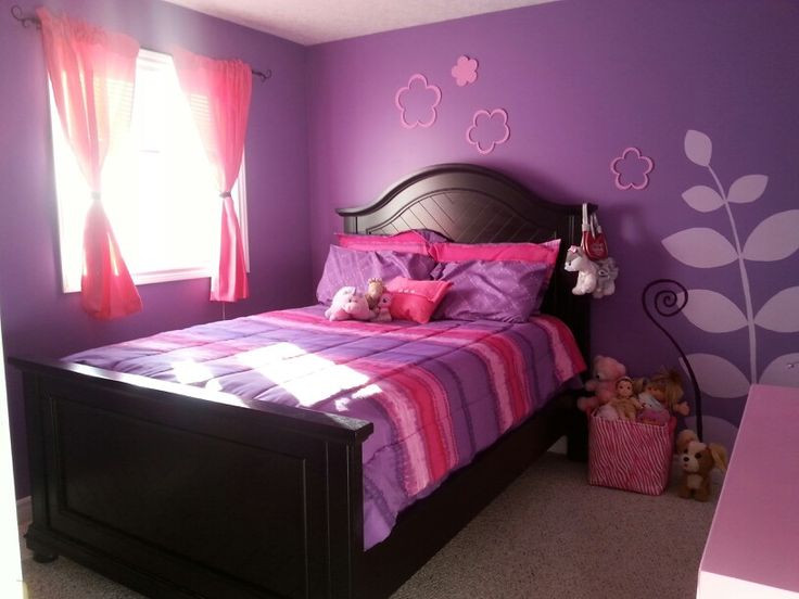 Pink And Purple Kids Room
 Pink and purple girls room home stuff