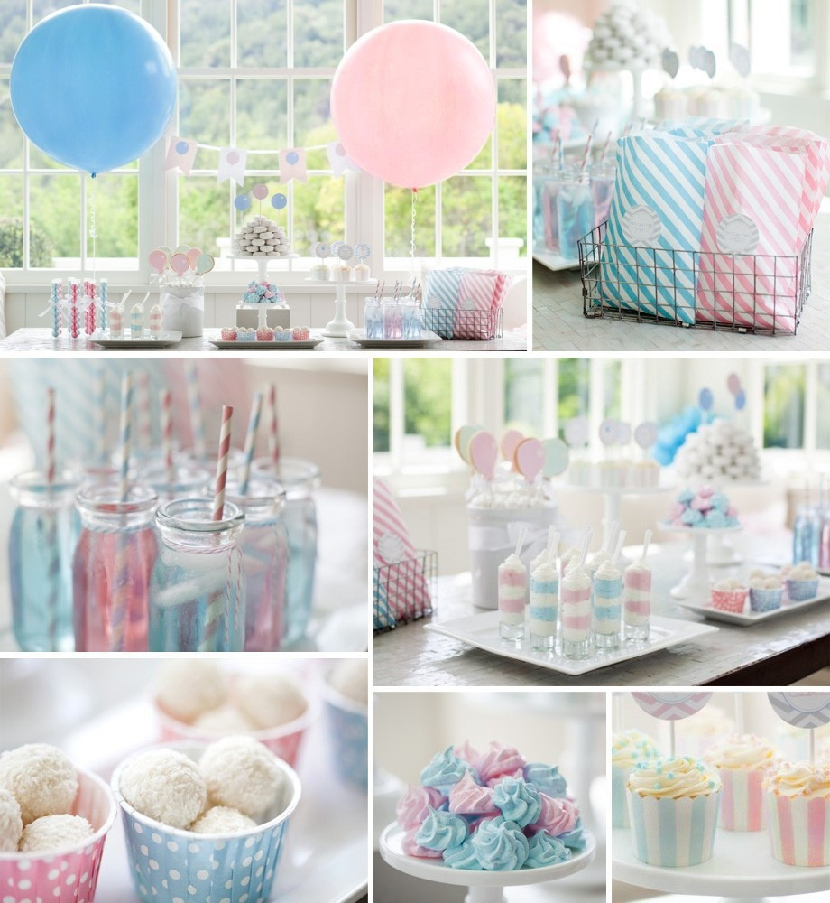 Pink Baby Shower Decorations Ideas
 Baby pink baby blue party supplies set for kids prince