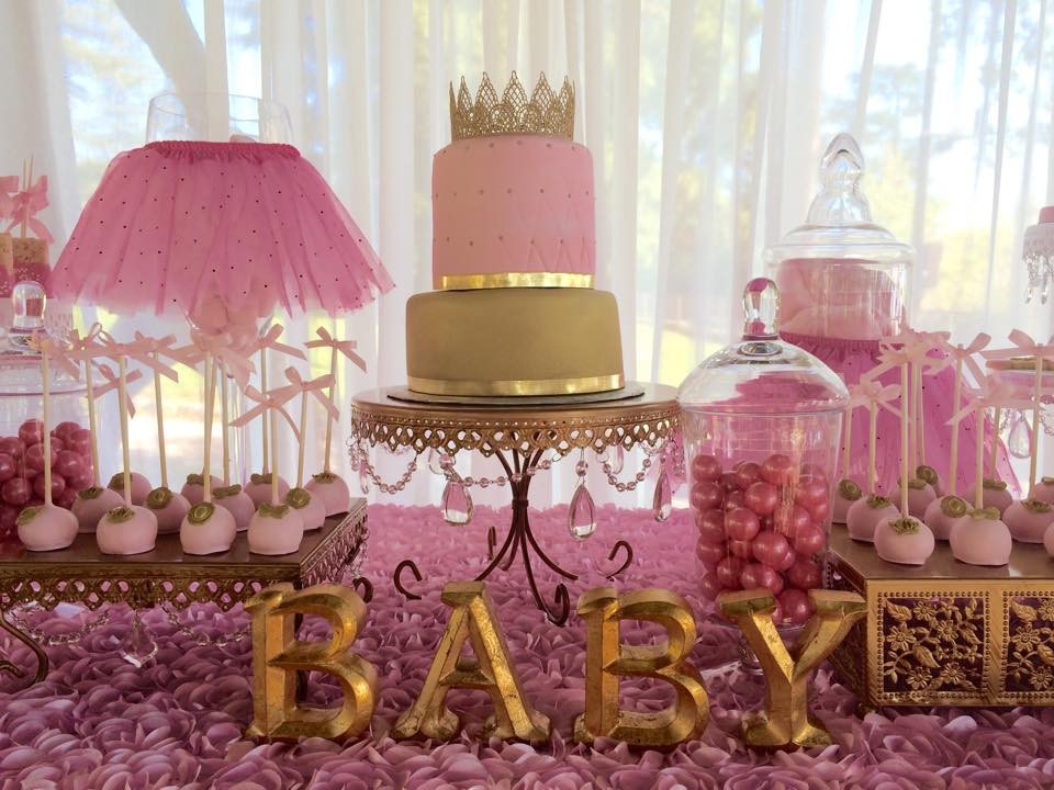 Pink Baby Shower Decorations Ideas
 Tutu and Tiara Baby Shower Baby Shower Ideas Themes