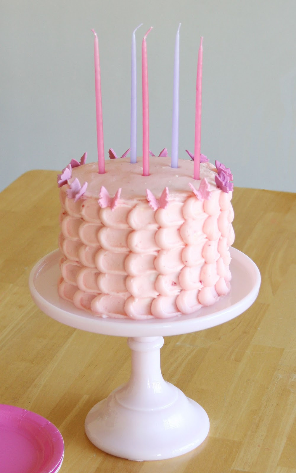 Pink Birthday Cakes
 Butterfly Birthday Cake – Glorious Treats