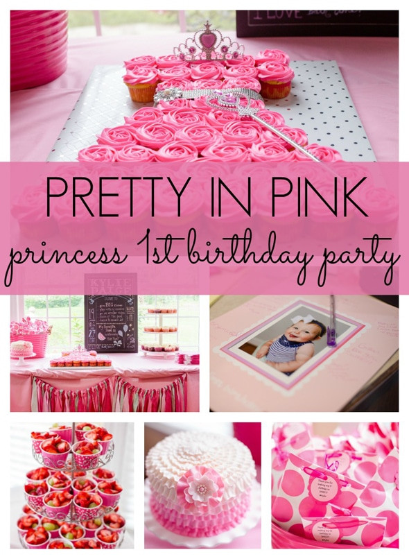 Pink Birthday Party Decorations
 Pretty In Pink First Birthday Party Pretty My Party