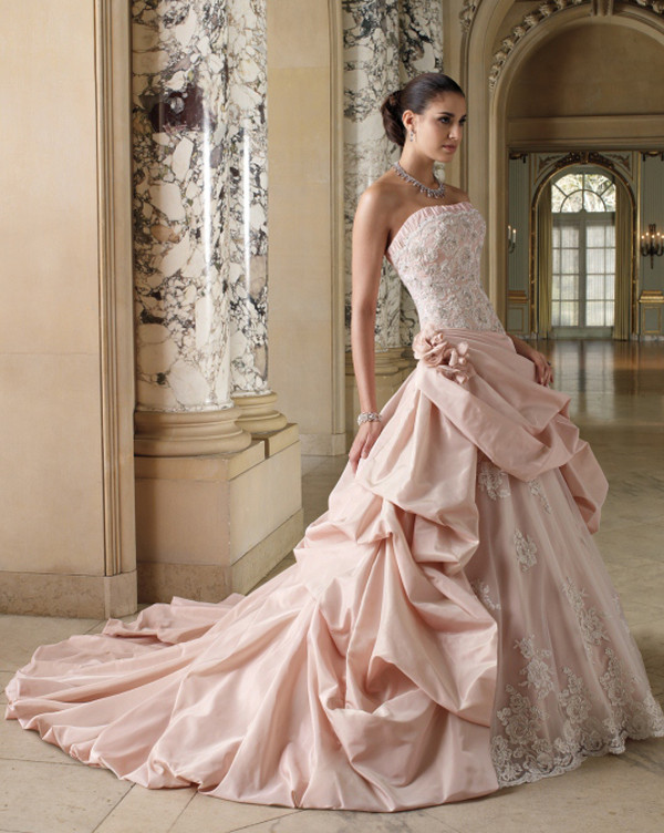 Pink Gowns Dress For Weddings
 Meaning of the Colored Wedding Dresses