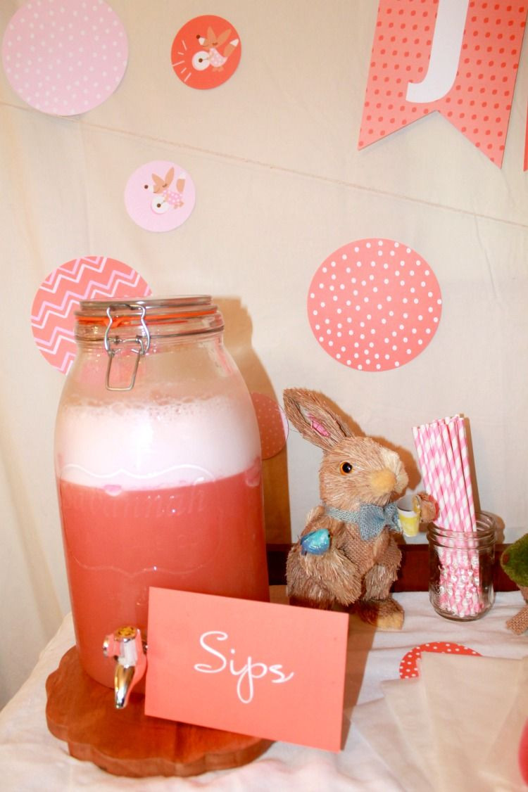 Pink Punch Recipes For Baby Shower
 How to Make Pink Baby Shower Punch Simply Southern Mom