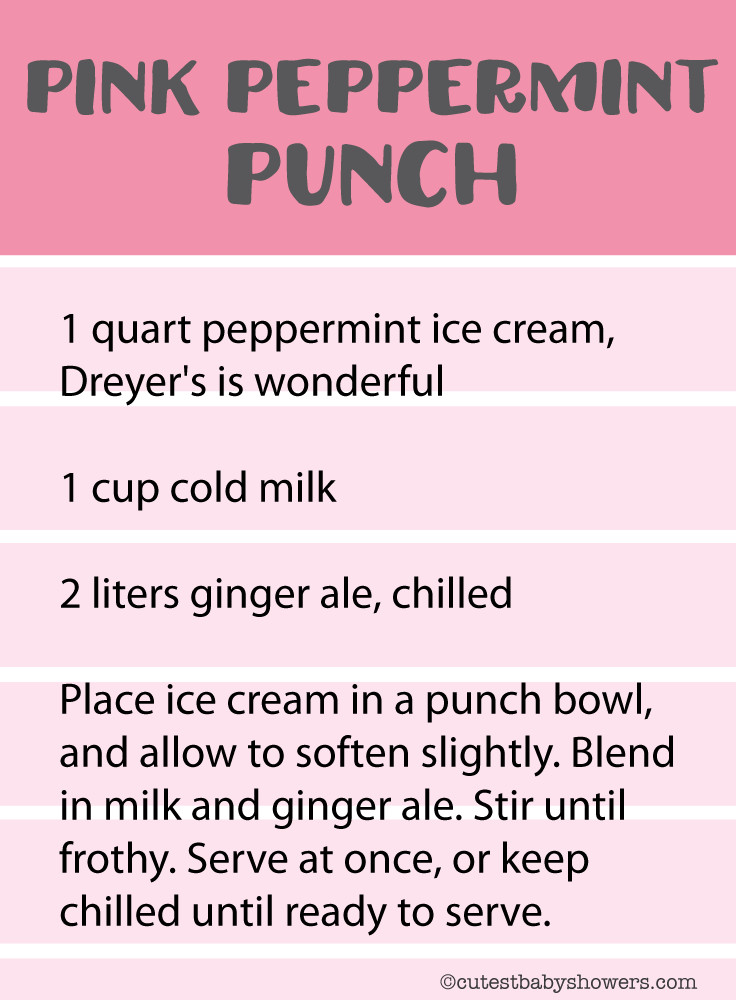 Pink Punch Recipes For Baby Shower
 The Best Baby Shower Punch Recipes