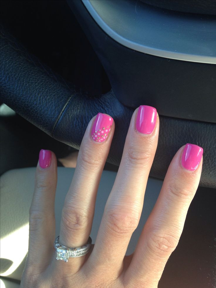 Pink Shellac Nail Designs
 Hot Trendy Nail Art Designs that You Will Love