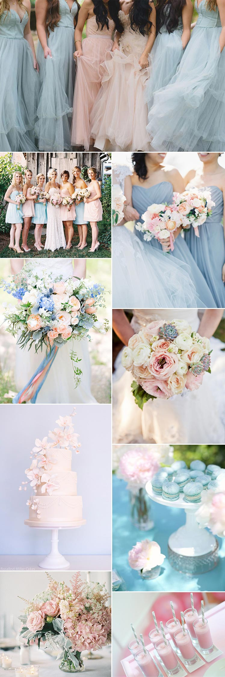 Pink Wedding Theme
 Pink & Blue Wedding Ideas Inspired by Pantone Glitzy Secrets