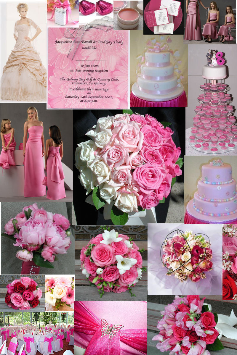 Pink Wedding Theme
 Our Moments To her U and Me Pink Wedding Theme