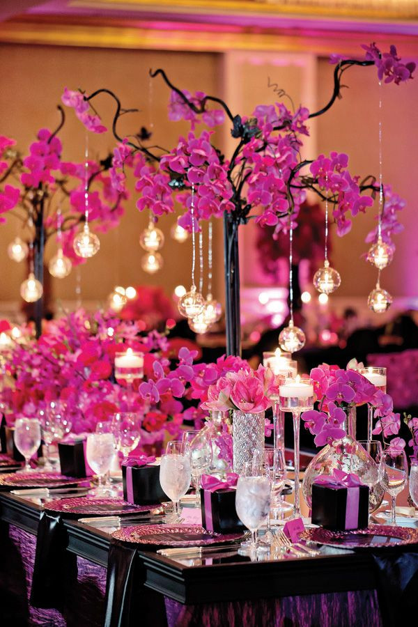 Pink Wedding Theme
 Pink Wedding Ideas with Elegance MODwedding