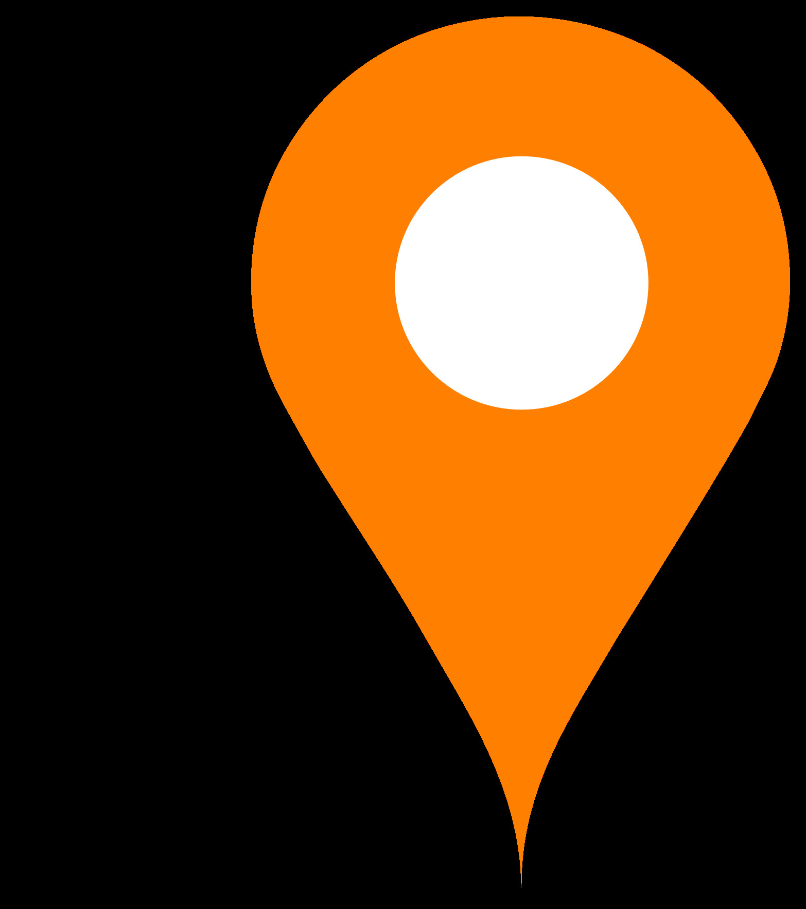 Pins Logo
 Orange Map Pin transparent PNG StickPNG