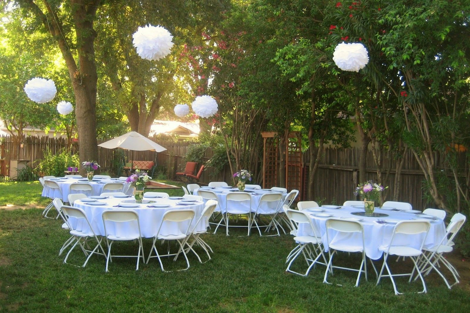 Pinterest Backyard Wedding
 Our Backyard Wedding reception on a tight bud