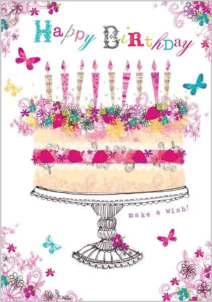 Pinterest Birthday Quotes
 Happy Birthday Quote With Cake And Butterflies