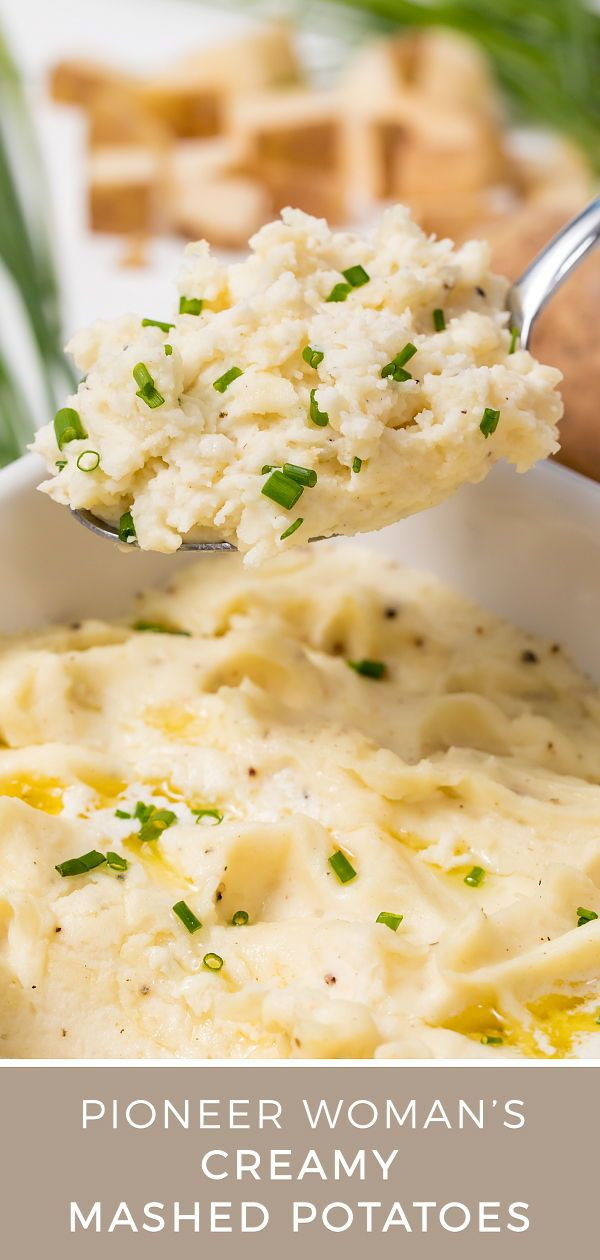 Pioneer Woman Creamy Mashed Potatoes
 Pioneer Woman’s creamy mashed potatoes Recipe