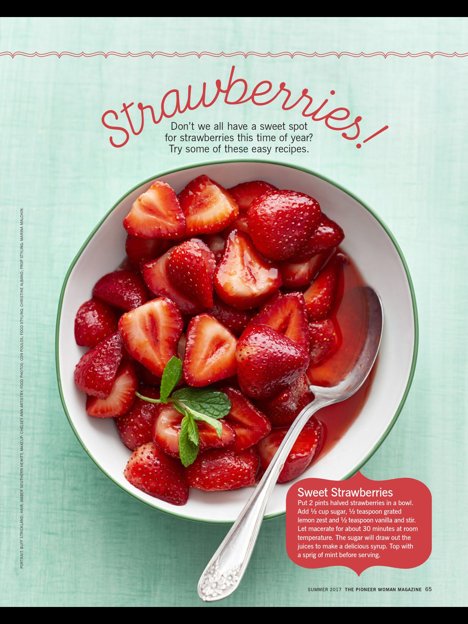 Pioneer Woman Desserts For Summer
 "Strawberries " from The Pioneer Woman Summer 2017 Read