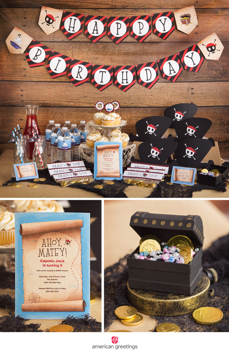 Pirate Birthday Decorations
 Pirate Themed Birthday Party Ideas Inspiration