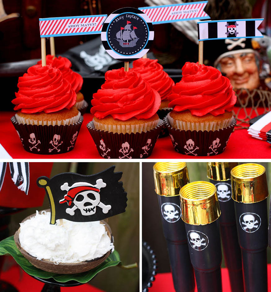 Pirate Birthday Decorations
 Pirates of the Caribbean Birthday Party
