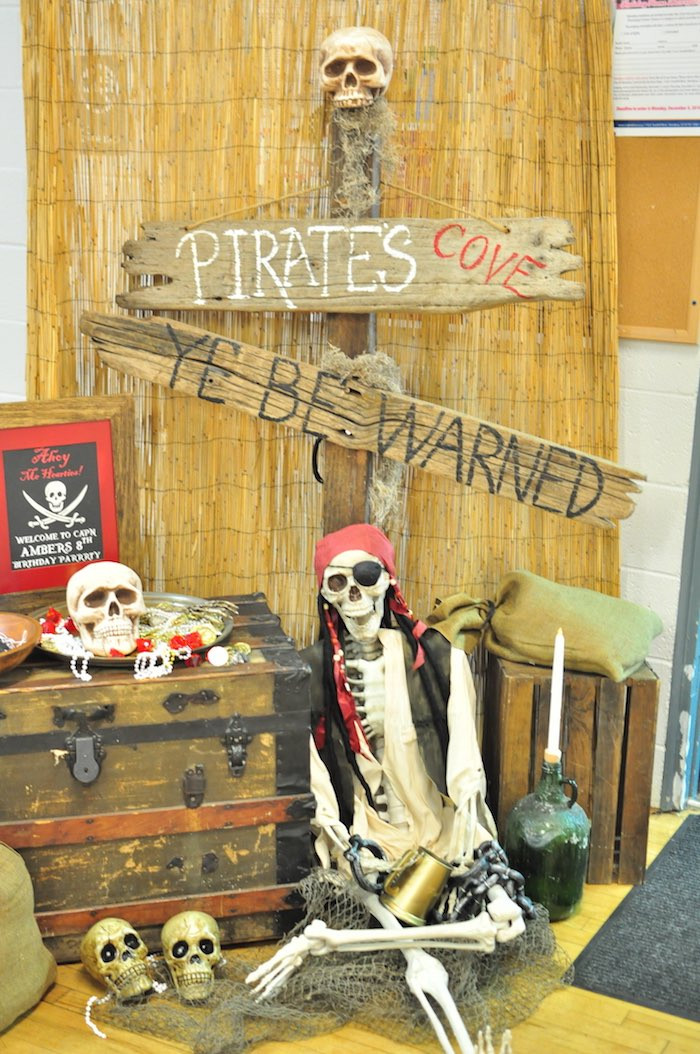 Pirate Halloween Party Ideas
 Pirates of the Carribbean Birthday Party via Karas Party