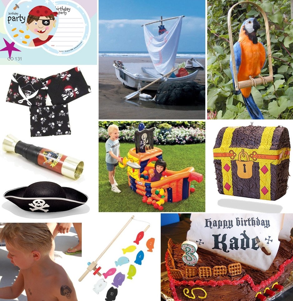 Pirate Theme Kids Party
 The pirates take over an outdoor kid birthday party At