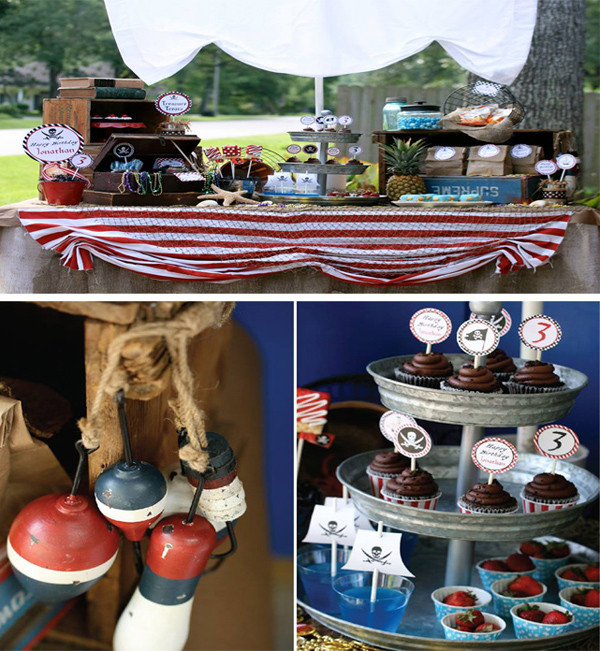 Pirate Theme Kids Party
 Kara s Party Ideas Pirate Party Planning Ideas Supplies