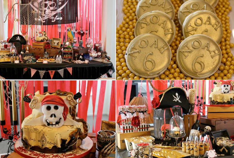 Pirate Theme Kids Party
 Kara s Party Ideas Pirate Boy Captain Jack Sparrow 6th