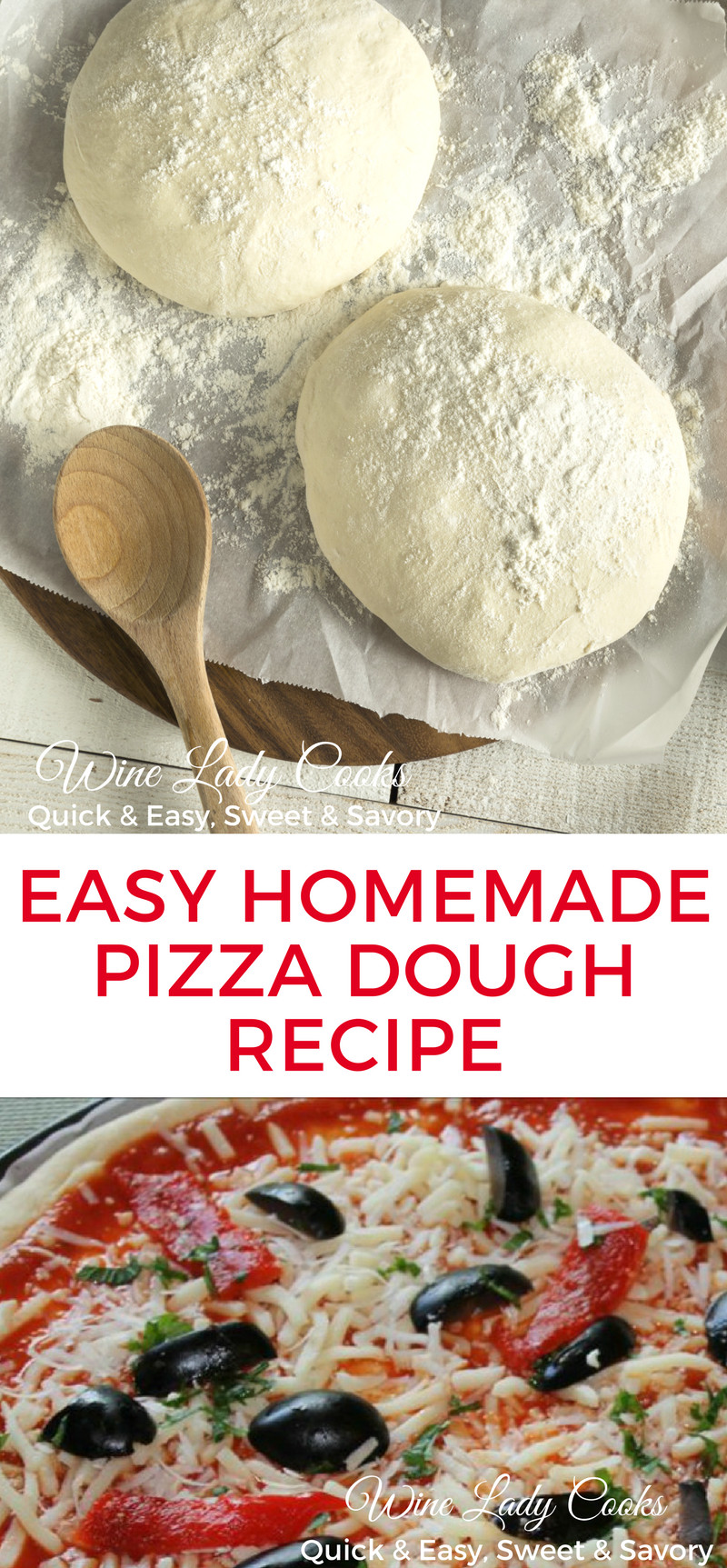 Pizza Dough Recipe Easy
 Easy Homemade Pizza Dough Recipe