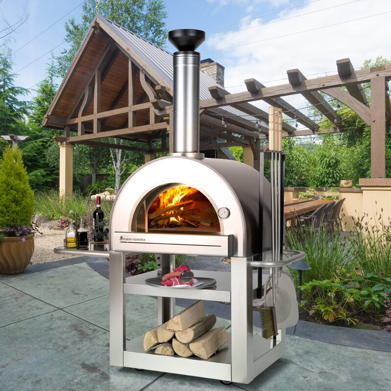 Pizza Oven Backyard
 Forno Venetzia Pronto 500 Outdoor Pizza Oven & Reviews