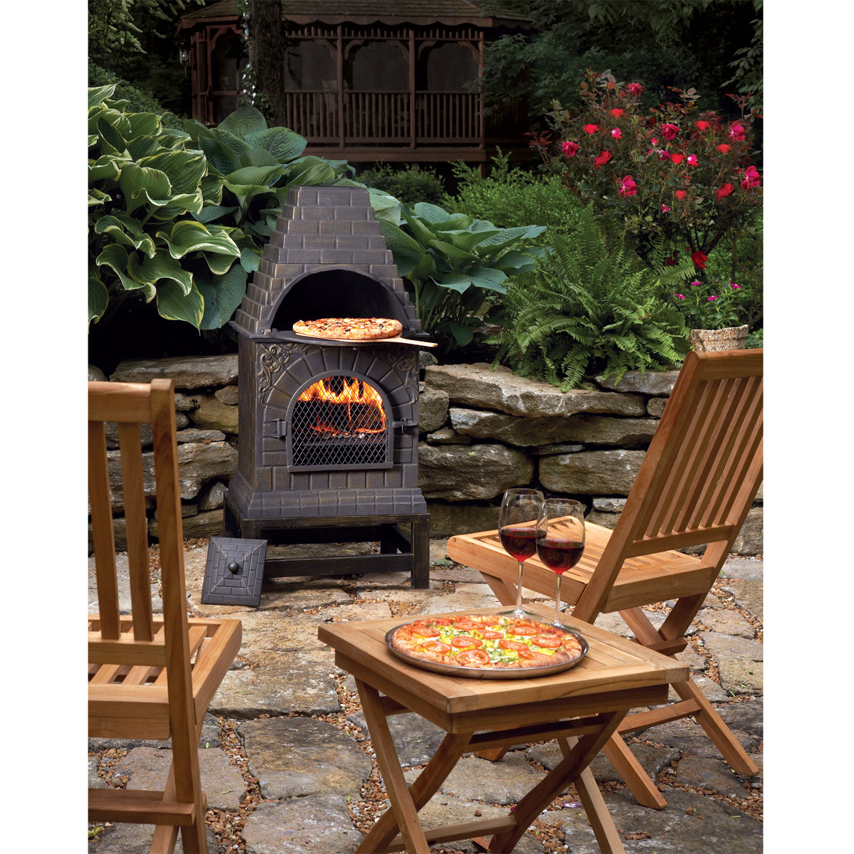 Pizza Oven Backyard
 3 in 1 Outdoor Pizza Oven from Sportys Preferred Living